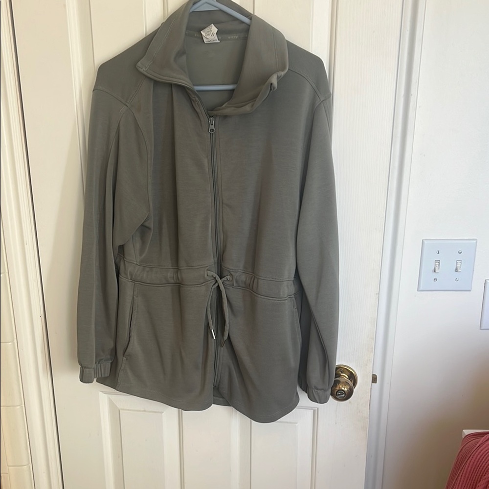 RBX Olive Zip-Up Jacket